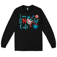 Black i am snow cute Long Sleeve Tee - OliviaCreatesArt