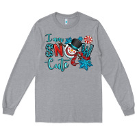 Heather Grey i am snow cute Long Sleeve Tee - OliviaCreatesArt
