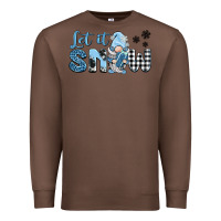Chestnut let it snow gnome Premium Sweatshirt - BarkalooDesign