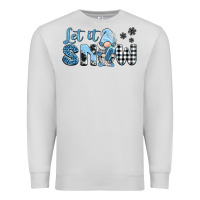 Dove Grey let it snow gnome Premium Sweatshirt - BarkalooDesign