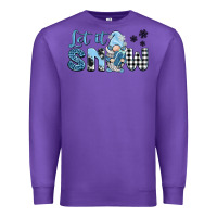 Purple let it snow gnome Premium Sweatshirt - BarkalooDesign