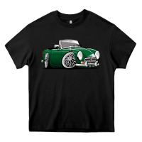 Black MG MGB roadster personalized caricature YOK94J family Heavy Core Tee - trangStudio