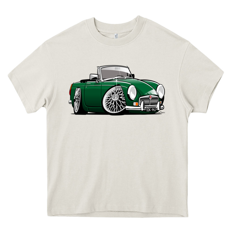 Mg Mgb Roadster Personalized Caricature Yok94j Family Heavy Core Tee by trangStudio | Teevron