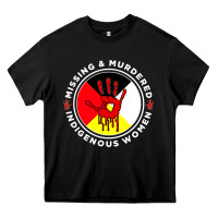 Mmiw Missing & Murdered Indigenous Women Medicine Wheel Mmiw Heavy Core Tee | Teevron