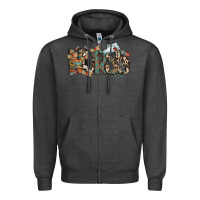 Charcoal Heather nurse western Zipper Hoodie - RacoonDesign