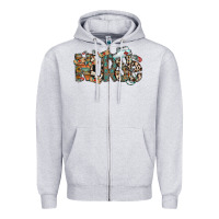 Heather Grey nurse western Zipper Hoodie - RacoonDesign