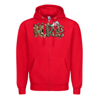 Red nurse western Zipper Hoodie - RacoonDesign