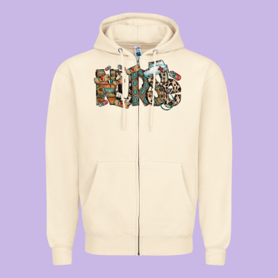 Nurse Western Zipper Hoodie Designed By Racoondesign
