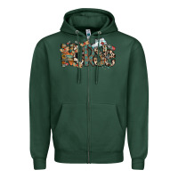 Sports Green nurse western Zipper Hoodie - RacoonDesign