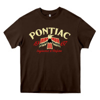 Chocolate Brown Pontiac 1967   Classic Look style  14265 Heavy Core Tee - trangStudio