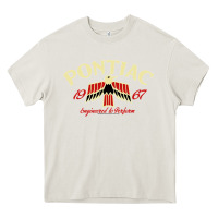 Cream Pontiac 1967   Classic Look style  14265 Heavy Core Tee - trangStudio