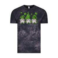 Cloud Black st patricks gnomes Vintage Tee - Jasminsmagicworld