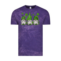 Cloud Purple st patricks gnomes Vintage Tee - Jasminsmagicworld
