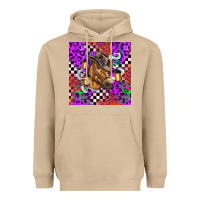 Mushroom halloween horse Heavyweight Hoodie - BarkalooDesign