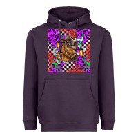 Plum halloween horse Heavyweight Hoodie - BarkalooDesign