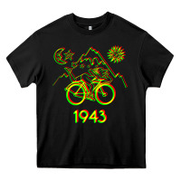 Black Bicycle Day 1943 LSD Acid Hofmann Trip Heavy Core Tee - trangStudio