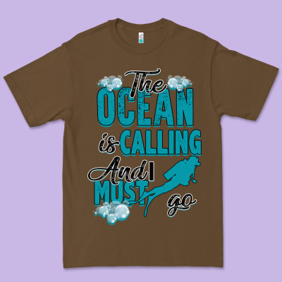 The Ocean Is Calling Premium Tee Designed By Bettercallsaul