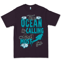 Plum The Ocean Is Calling Premium Tee - Bettercallsaul