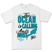 White The Ocean Is Calling Premium Tee - Bettercallsaul