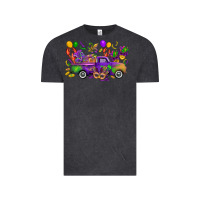 Vintage Black mardi gras truck Vintage Tee - CowGirlArtShop