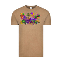 Vintage Coffee mardi gras truck Vintage Tee - CowGirlArtShop