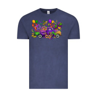 Vintage Denim mardi gras truck Vintage Tee - CowGirlArtShop