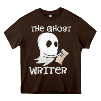Chocolate Brown ghost writer ghoul author halloween trick or treat novelist t shirt Heavy Core Tee - trangStudio