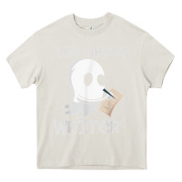 Cream ghost writer ghoul author halloween trick or treat novelist t shirt Heavy Core Tee - trangStudio