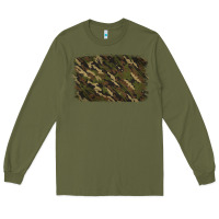 Army Green Camouflage Background Long Sleeve Tee - Jasminsmagicworld