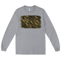 Heather Grey Camouflage Background Long Sleeve Tee - Jasminsmagicworld
