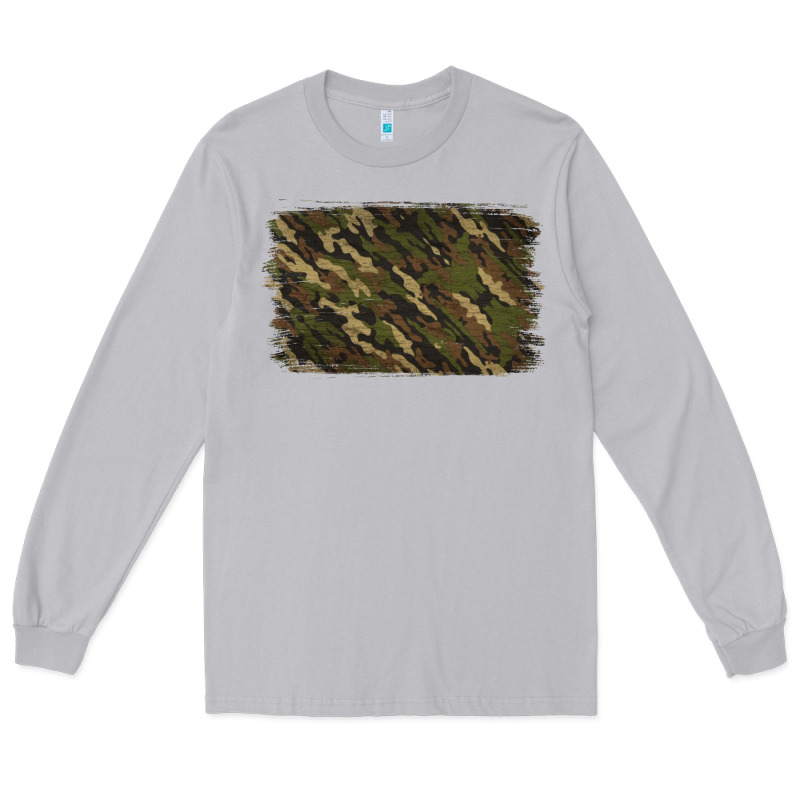 Camouflage Background Long Sleeve Tee by Jasminsmagicworld | Teevron