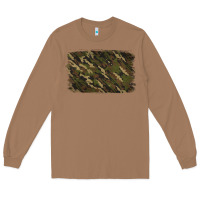 Toasted Coconut Camouflage Background Long Sleeve Tee - Jasminsmagicworld