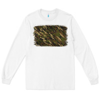 White Camouflage Background Long Sleeve Tee - Jasminsmagicworld