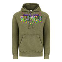 Vintage Olive mardi gras grandma Vintage Hoodie - CowGirlArtShop