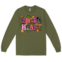 Army Green sweetheart olivia Long Sleeve Tee - OliviaCreatesArt