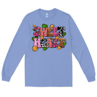Colony Blue sweetheart olivia Long Sleeve Tee - OliviaCreatesArt