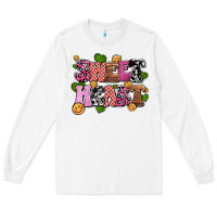 White sweetheart olivia Long Sleeve Tee - OliviaCreatesArt