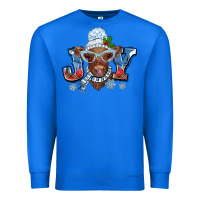 True Royal Christmas snow cow joy Premium Sweatshirt - BarkalooDesign