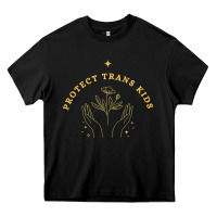 Black Protect Trans Kids Heavy Core Tee - trangStudio