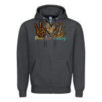 Smoke peace love anchors Zipper Hoodie - RacoonDesign