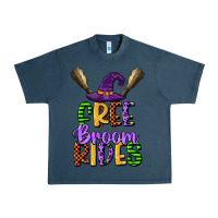 Midnight Navy free broom rides Urban Heavy Tee - CowGirlArtShop