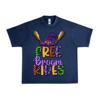 Navy free broom rides Urban Heavy Tee - CowGirlArtShop