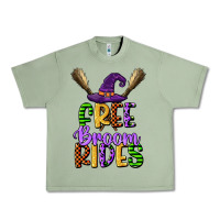 Oil Green free broom rides Urban Heavy Tee - CowGirlArtShop