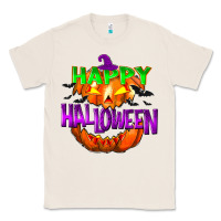 Natural Happy Halloween Classic Tee - NancyCooperArtShop