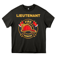 Asphalt fire rescue lieutenant department  for firefighters Heavy Core Tee - trangStudio