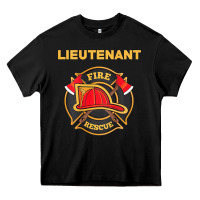 Black fire rescue lieutenant department  for firefighters Heavy Core Tee - trangStudio