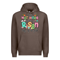Coffee easter he is not here for he has risen just as he Premium Hoodie - LillyAllenDesigns
