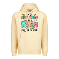 Pina Colada easter he is not here for he has risen just as he Premium Hoodie - LillyAllenDesigns