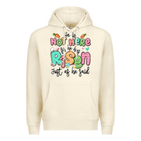 Sandshell easter he is not here for he has risen just as he Premium Hoodie - LillyAllenDesigns