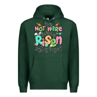 Sports Green easter he is not here for he has risen just as he Premium Hoodie - LillyAllenDesigns